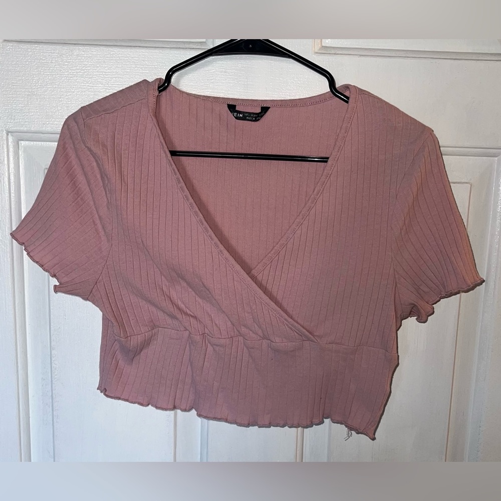 Pink Crop Top